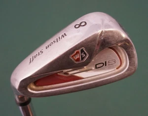 Left-Handed Wilson Staff DI9 8 Iron Uniflex Steel Shaft Lamkin Grip - Picture 1 of 4