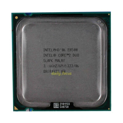 Intel Core 2 Duo E8500 3.16GHz SLB9K AT80570PJ0876M Processor LGA775 CPU 1333MHz - Image 1 of 4