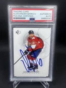 Aleksander Barkov Signed 2020-21 Upper Deck SP IP Auto PSA/DNA Florida Panthers - Picture 1 of 2