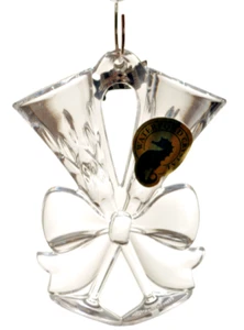 Flauta tostada Waterford Crystal Lismore 2010 adorno de Navidad nuevo en caja - Imagen 1 de 6