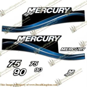 Mercury 75-90 PS Elpto Aufkleber Kit - 2005 (blau) - Bild 1 von 1