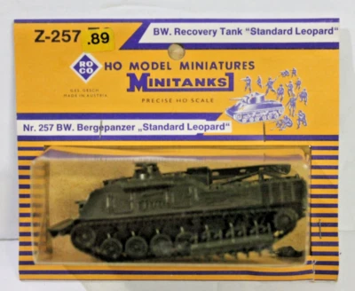 Roco Minitanks BW Bergepanzer "Standard Leopard" in HO 1/87 # 257 - Bild 1 von 4