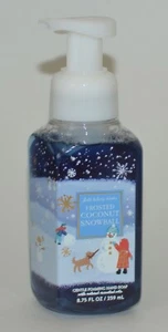 1 BATH & BODY WORKS FROSTED COCONUT SNOWBALL GENTLE FOAMING HAND SOAP WASH BLUE - Picture 1 of 5