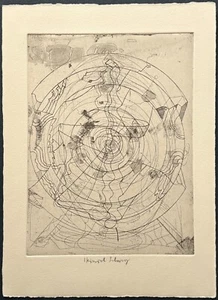 Heinrich C. Schwarz / Dieter Roth, Komposition IV, Radierung, 1977, handsigniert - Bild 1 von 1