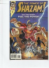 POWER OF SHAZAM # 1 !! BILLY BATSON !! JERRY ORDWAY 1995 MOVIE !! .99 AUCTIONS