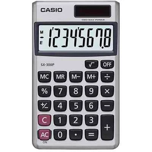 Casio SX-300P-W Portable Calculator - Picture 1 of 3