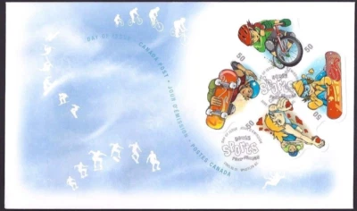 🍁Canada   #2121  "YOUTH SPORTS"   Brand New 2005 First Day Cover - Image 1 of 2