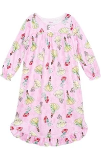 Disney Prinzessin Langarm Flanell Rosa Nachthemd Größe 4 Neu mit Etikett - Bild 1 von 3