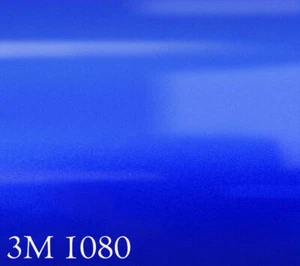 3M 1080 G337 Pellicola Car Wrapping Blu Lucido Riposizionabile - Foto 1 di 2