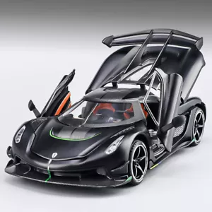 1:24 Scale Diecast Model Toy Car for Koenigsegg Jesko Super Car Sound&Light Toy - Picture 1 of 16