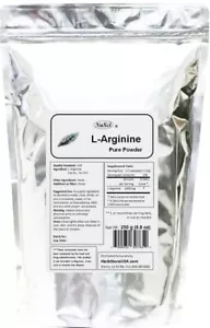 L-Arginin reines Pulver Aminosäure 250g (8,8 Unzen) Muskelenergie Ausdauer - Bild 1 von 4