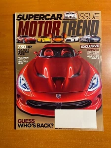 MotorTrend magazine - June 2012 - GT-R v Porsche 911 Turbo S - McLaren MP4-12C - Picture 1 of 1