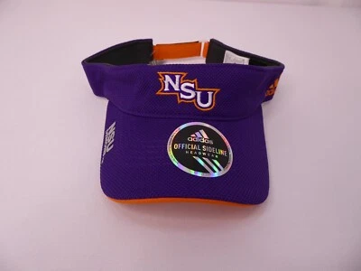 NUEVO CON ETIQUETAS Adidas Climalite NSU Northwestern State University Demons College Visera Sombrero Foto 1 de 4