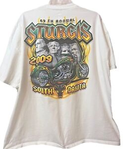 T-shirt męski Mount Rushmore Motorcycle Rally Sturgis Harly rozmiar 2XL/2XG/2TG