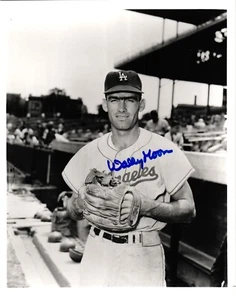 Wally Moon Signed MLB Baseball LA Dodgers Autographed 8x10 Dec 2018 RIP - Picture 1 of 1