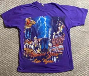 Vintage Men’s Las Vegas Freemont Street L T-Shirt Western Village Starter 90’s - Picture 1 of 10
