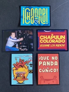 El Chavo Del Ocho Panini 5 Sticker Chapulin Colorado Chespirito Little Shakespeare - Bild 1 von 6