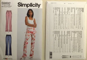 Pantalones de mezclilla Simplicity- 9892 - Misses' - Imagen 1 de 1