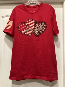 Grunt Style Club Be Mine T-Shirt Red Valentines Day Ammunition SZ L Flaw Read - Picture 1 of 12