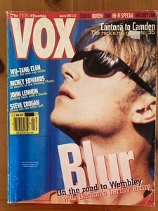 1996 JAN VOX Magazine BLUR Damon Albarn Wu-Tang Clan John Lennon Eno (No Tape) - Picture 1 of 2