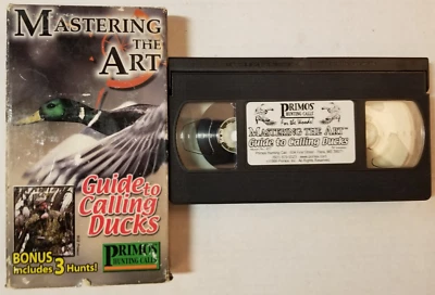 📼 VINTAGE 📼 Mastering The Art Guide To Calling Ducks 📼 (VHS, 1999) 📼TESTED📼 - Image 1 of 2