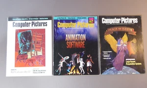 Computer Pictures Lot 3 Vintage Magazines 1992 Digital Graphics and Multimedia - Bild 1 von 16