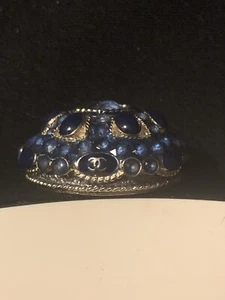 Bouton CHANEL 2,2cm BLEU collection DIY Authentique État Neuf ! - Foto 1 di 4