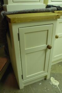 Shaker Style Kitchen Base Cupboard Unit Hand Painted In Your Colour All Pine.