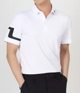 J.LINDEBERG Heath Regular Fit Mens Golf Polo Shirt White ✅Multiple Sizes - Picture 1 of 10