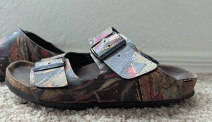 Birkenstock Sandale Arizona Mehrfarbig Azteken Design Gr. 38 - Bild 1 von 12