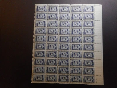 Scott 942, 3 cent, Iowa, Sheet - Image 1 of 2