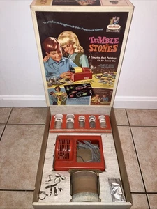 Piedras de tambor Rapco vintage años 60, kit de pulido de roca probado funcionando ✅ - Imagen 1 de 4