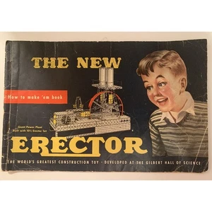 1948 Erector Set How to Make 'em Book The New Erector - Picture 1 of 9