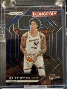 2024 Panini Prizm Monopoly WNBA Brittney Griner Red Black "Deal" #WNBA22 Mercury - Picture 1 of 3