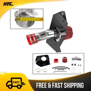 Cold Air Intake Kit 3 w/ Red Filter & Heat Shield For 07-12 Nissan Altima 3.5L - Picture 1 of 11