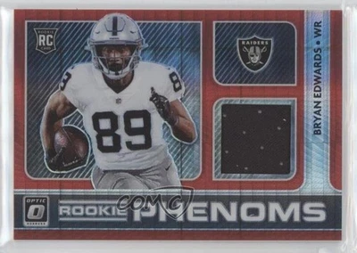 2020 Donruss Optic Rookie Phenoms Horizontal Red Hyper Prizm Bryan Edwards RC - Image 1 of 2