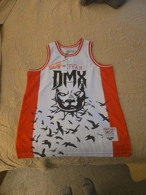 DMX & Aliyah Jersey By Headgear Classics Nostalgia Co Size Large New With Tags - image 1 of 4