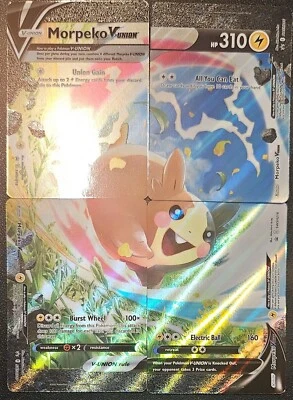 Morpeko V-Union [Set of 4] SWSH215-218 SWSH: Sword & Shield Promo Cards Holo NM - Image 1 of 2