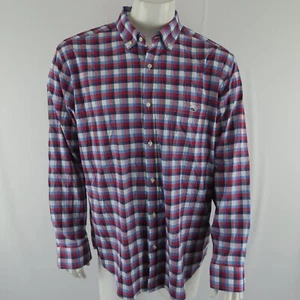 Camicia Vineyard Vines Performance Tucker manica lunga con bottoni uomo XL vestibilità classica - Foto 1 di 8
