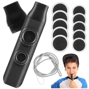 Professional Kazoo Instrument Adult Dual Tone Hole Double Holes Student Set - Picture 1 of 12