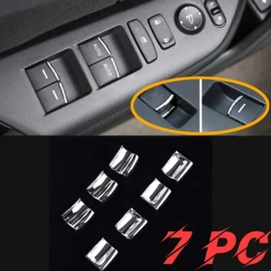 Master Window Lift Switch Button Sequins Cover Trim For Honda Civic 2016-2018 - Foto 1 di 9