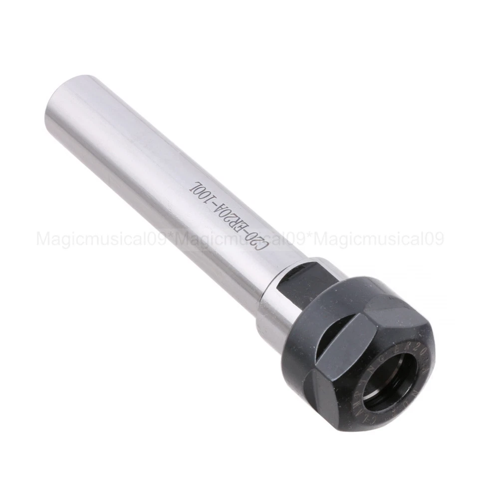 C20-ER20A-100L Collet Extension Holder Straight Shank for CNC Milling - Image 1 of 1