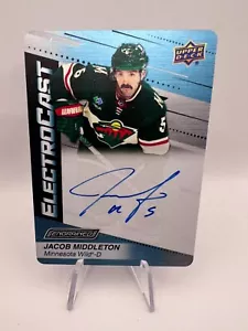 Jacob Middleton - 2023-24 Engrained ElectroCast #EC-23 Hard-Signed Auto Wild - Picture 1 of 3