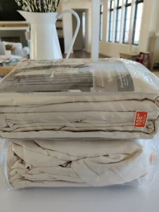 2 Grommet Glide Tailored IVORY Curtain Panels NIP Room Noise/Darkening 108" Long - Picture 1 of 12