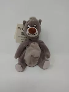 Disney Store 8" Baloo Mini Bean Bag Plush From The Jungle Book New with Tag - Picture 1 of 2