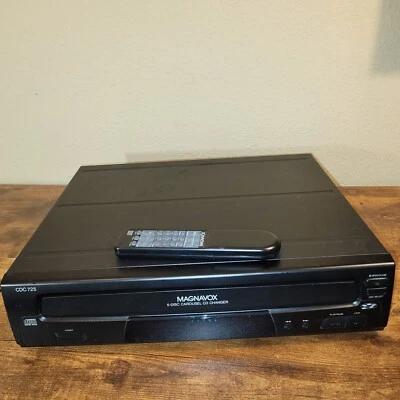 Philips Magnavox 5 Disc CD Changer CDC725-1702 With Remote  - Image 1 of 4