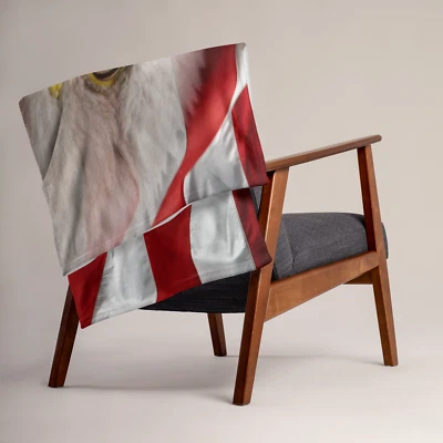 American Flag Patriotic Throw Blanket - Image 1 of 4