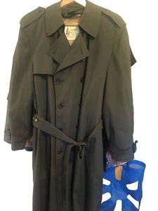 Gabardina LONDON FOG gris aislante forro térmico con cremallera R40  - Imagen 1 de 8