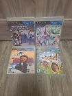 Lot Of 4 Playstation 3 Move Games Ps3 Get Up And Dance Sports Champions Eyepet