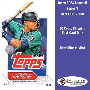 2023 Topps Baseball Series 1 - Complete Your Set, Cards 166-330 NM to Mint - Picture 1 of 152